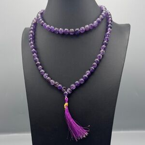 Amethyst Mala Necklace